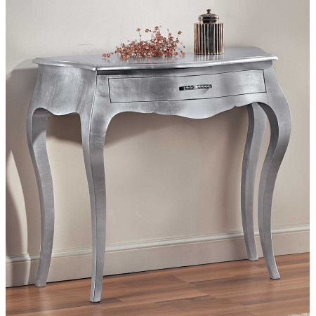 2582  Raw or finished wooden 1 drawer wall console, finishes to customer choice