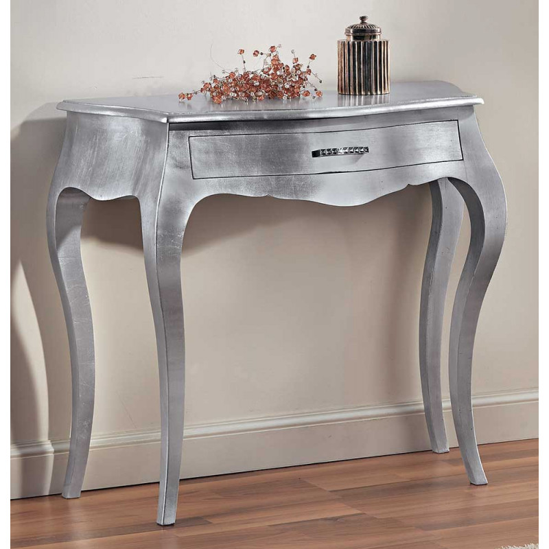 2582  Raw or finished wooden 1 drawer wall console, finishes to customer choice