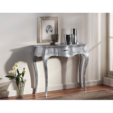 2582  Raw or finished wooden 1 drawer wall console, finishes to customer choice