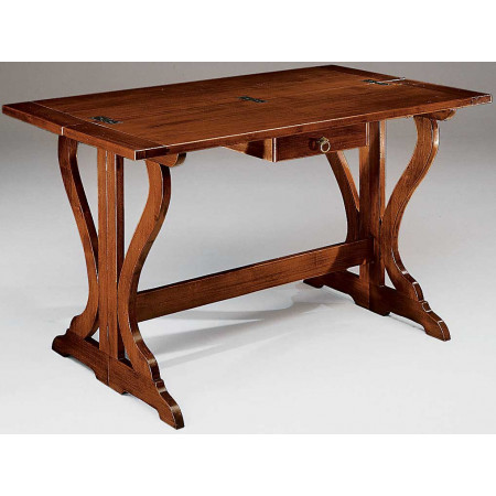 2584  Raw or finished wooden 1 drawer wall console-table, finishes to customer choice