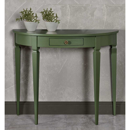 2587  Raw or finished wooden 1 drawer wall console, finishes to customer choice