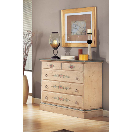 2596  Raw or finished 5 drawers dresser, finishes to customer choice