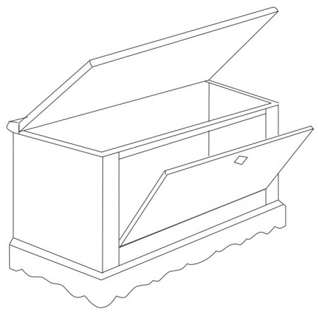 2599  Raw or finished chest, finishes to customer choice