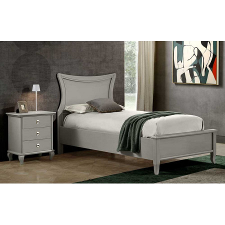 2603  Raw or finished single size or king size bed, lacquerings only finishes to customer choice