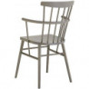 934C Raw or finished beech wood armchair, finishing to choice