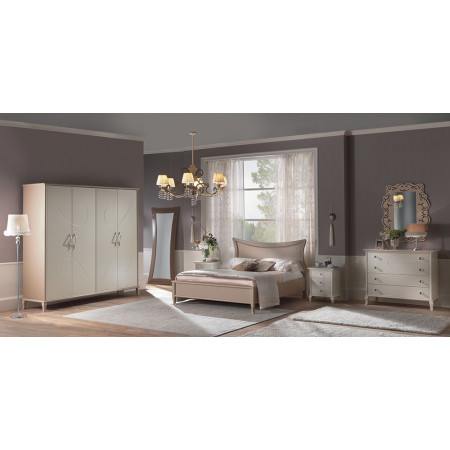 2609  Raw or finished 3 doors wardrobe, lacquerings finishes to customer choice