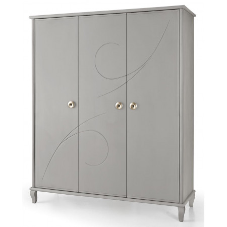 2610  Raw or finished 4 doors wardrobe, lacquerings finishes to customer choice