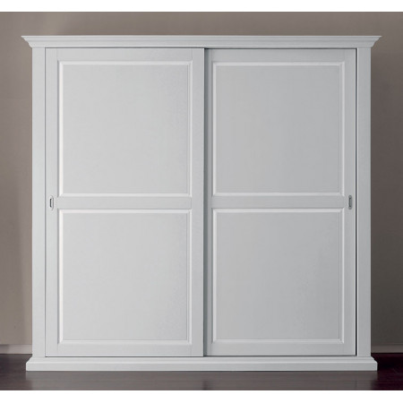 2456  Raw or finished wooden 3 sliding doors wardrobe, finishes to customer choice