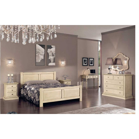 2416  Raw or finished wooden 2 drawers writing desk, finishes to customer choice