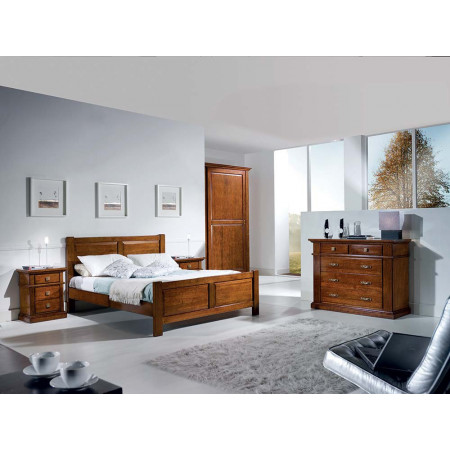 2609  Raw or finished 5 drawers wooden dresser, finishes to customer choice