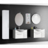 Ise bathroom cm 83 or 103 with or without lateral half column, 3 finishes availables