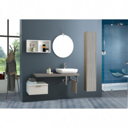 Linear bathroom shelf cm 73 - 98 - 109 - 123,  6 finishes availables