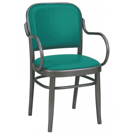 663/C  Raw or finished beech wood armchair, finises to choice