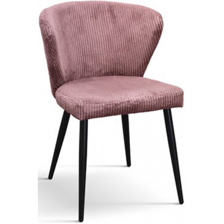 968  Metal chair frame, velvet fabric 4 colours upholstered seat