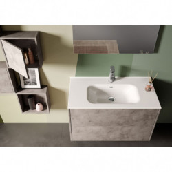 Vanity cm 60 - 75 - 90 bathroom, 7 availables finishes