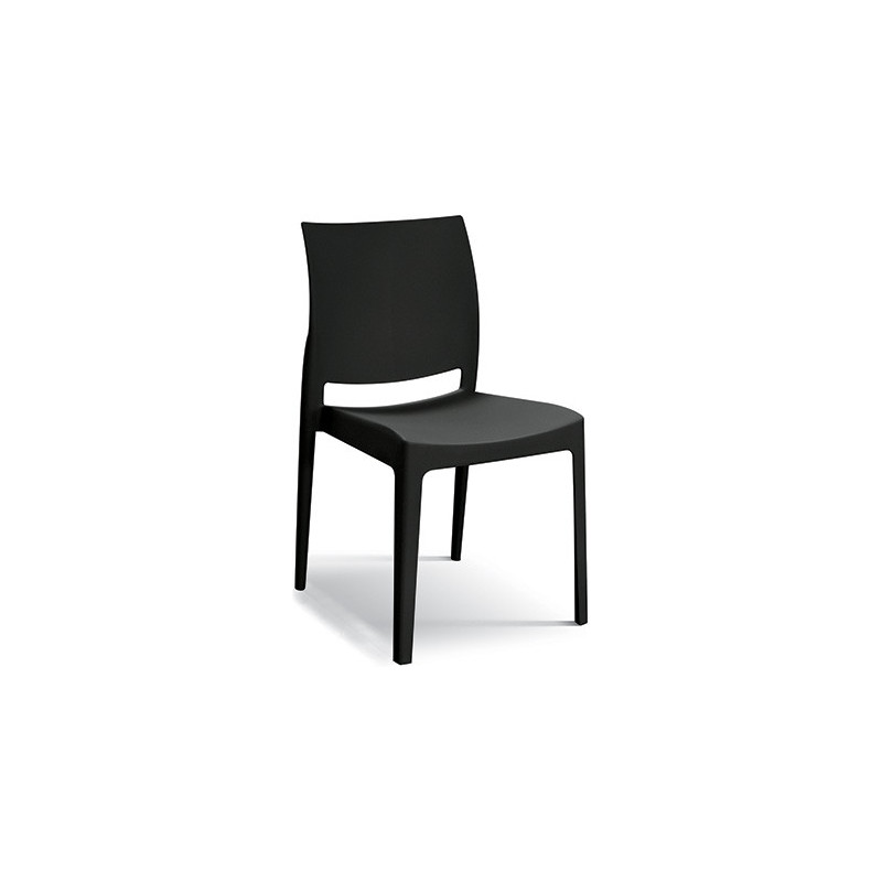 986  Stackable chair polypropylene structure 8 colours frame