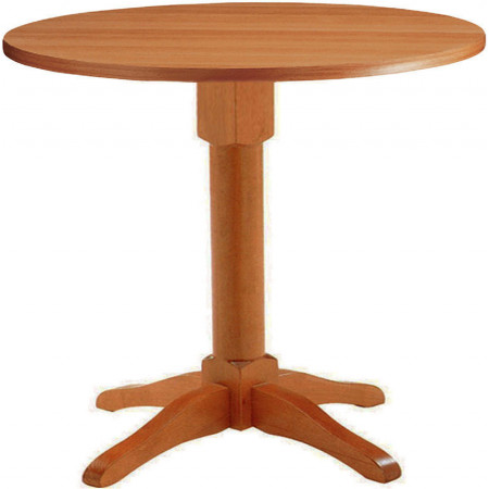 255/BTM  Raw or finished beech wood increased table base, top to customer choice
