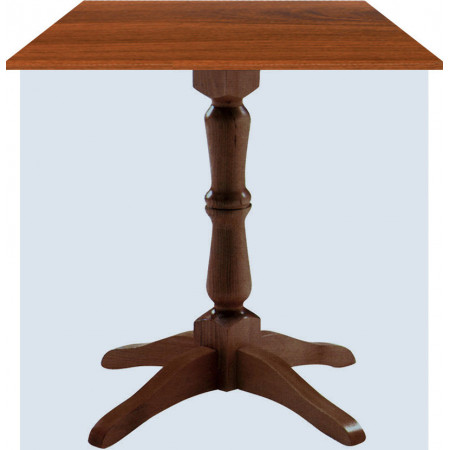 256/BTM  Raw or finished beech wood increased table base, top to customer choice