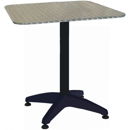 273/BA  Weighted aluminium table base, top to customer choice