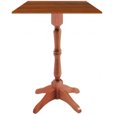 256/H  Raw or finished beech wood high table base, top to customer choice