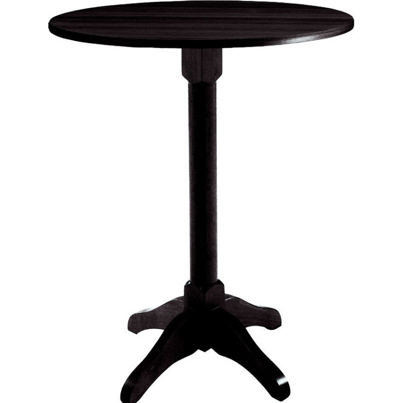 255/H  Raw or finished beech wood high table base, top to customer choice