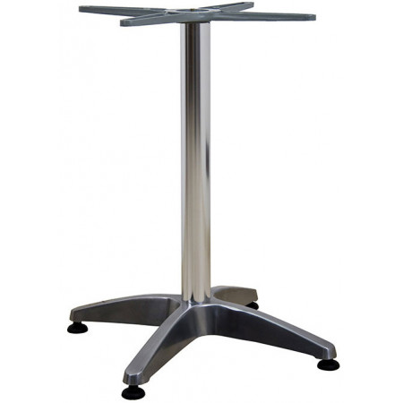273/BBN  Weighted aluminium black or white table base, top to customer choice