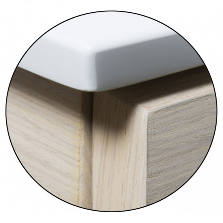 Noce Tinto In Rovere Massiccio, Tubo Copertura Tubo Radiatore