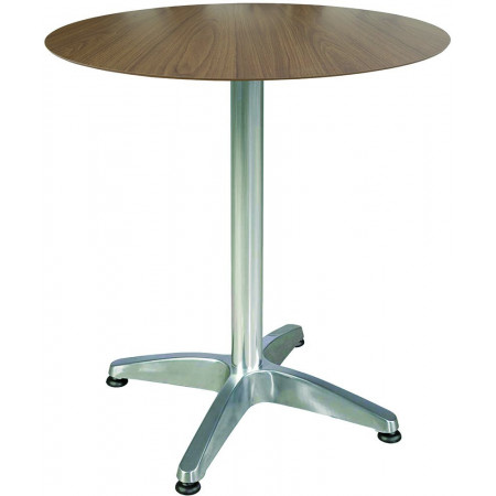 273/BBN  Weighted aluminium black or white table base, top to customer choice