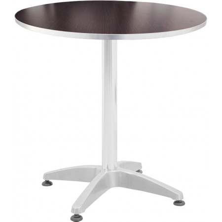 273/BBN  Weighted aluminium black or white table base, top to customer choice