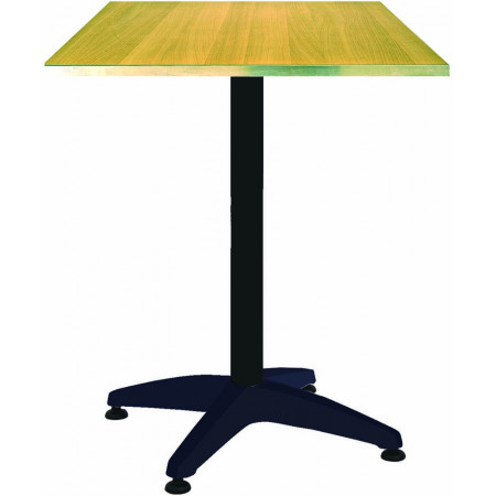 273/BBN  Weighted aluminium black or white table base, top to customer choice