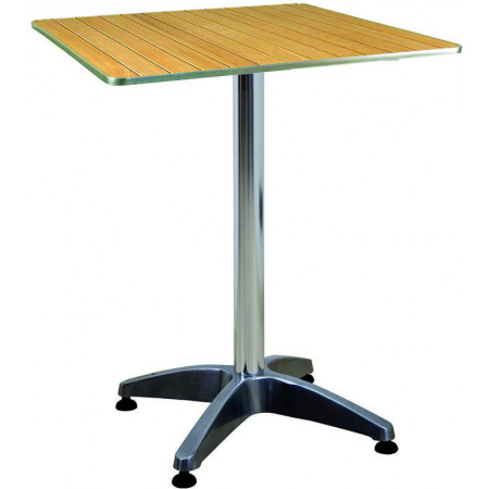 273/BBN  Weighted aluminium black or white table base, top to customer choice
