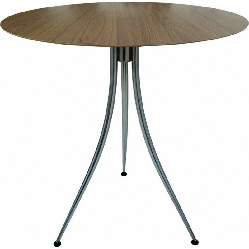 277  Chromed steel table base, top to customer choice