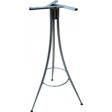 277/H  Chromed steel table base, top to customer choice