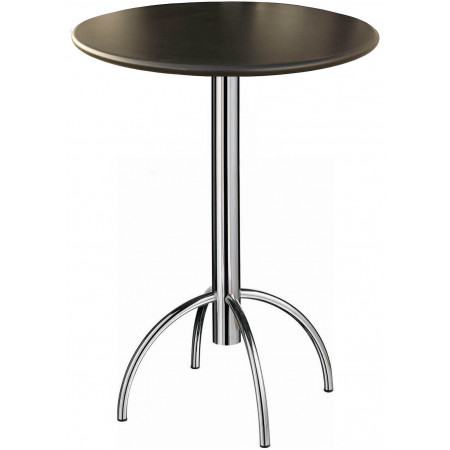 278  Base tavolo cromata, piano a scelta cliente