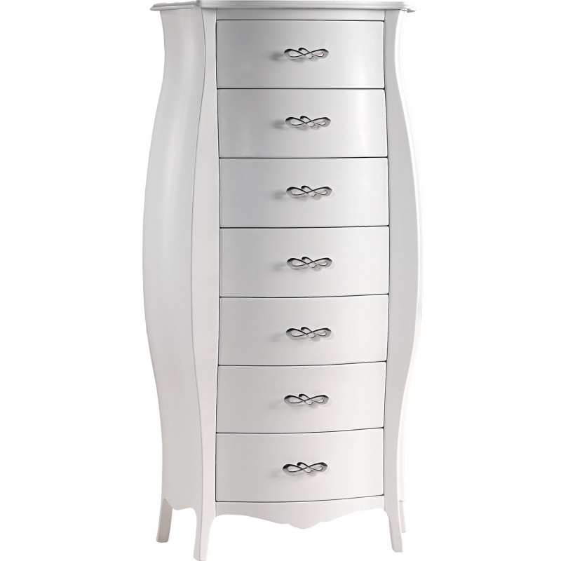 2121  Raw or finished wooden chest of drawers, finishes to customer choice