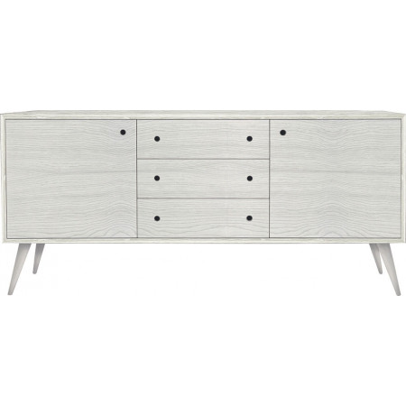 2172 Mobile credenza in abete spazzolato bianco, naturale o bicolore