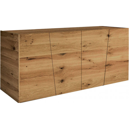 2188  Brushed durmast wood sideaboard natural or wheat  finished