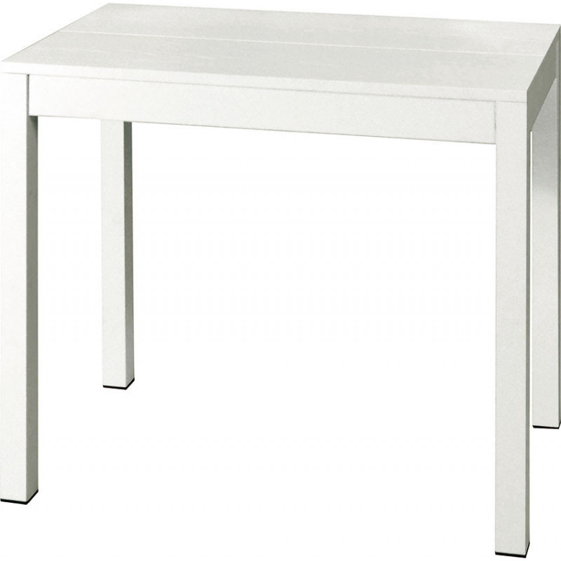 2199  White, white/durmast, black/durmast wood console-table