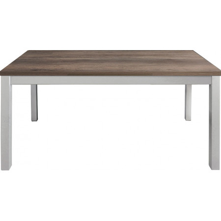 2209  Extending table with beech wood base and durmast wood veneered top