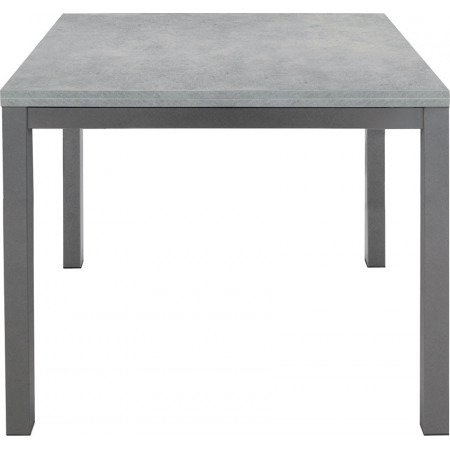 2211 Tavolo a libro o allungabile, base in metallo e piano in melaminico grigio