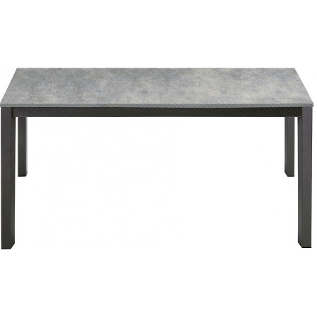 2211 Tavolo a libro o allungabile, base in metallo e piano in melaminico grigio