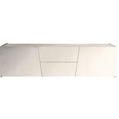 2212 Brushed fir wood TV stand or sideboard white finished