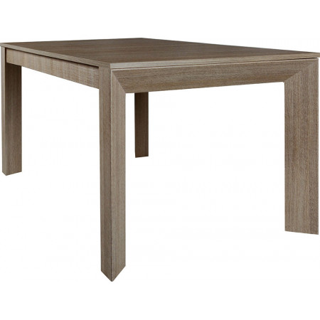 2222  Tavolo allungabile, piano in melaminico rovere grigio tranchè