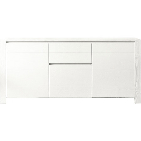 2226  Mobile credenza in abete spazzolato finito bianco