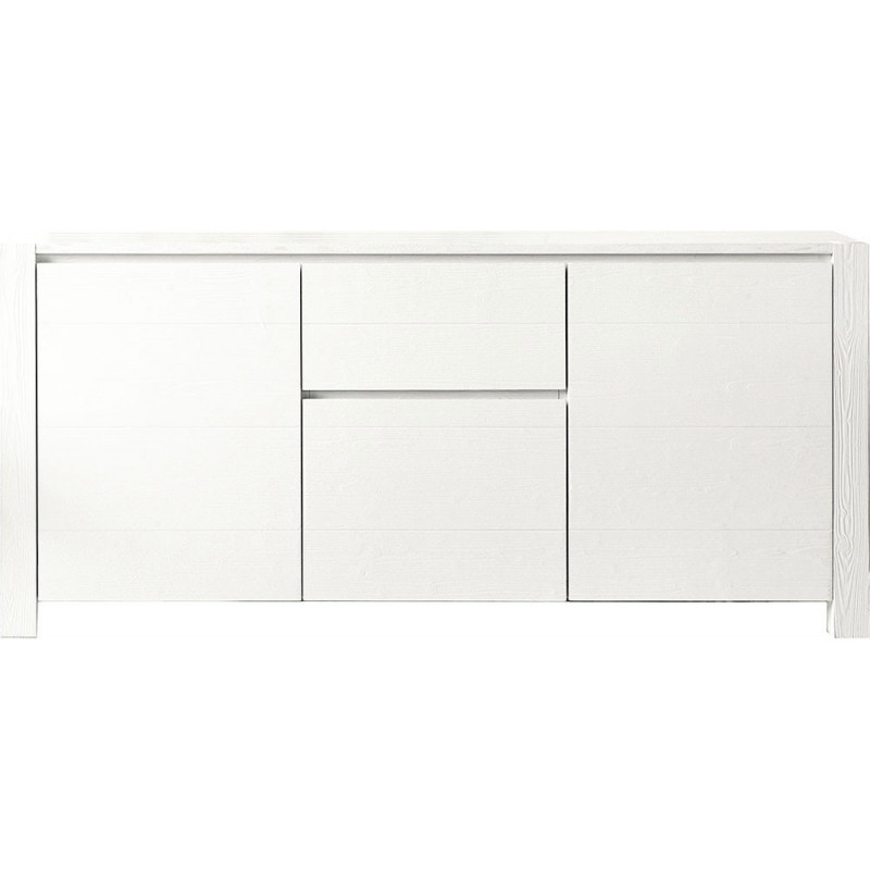 2226 Brushed white fir wood sideboard furniture