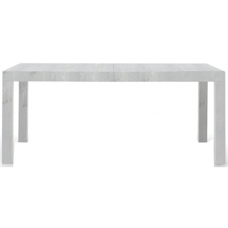 2241  Tavolo con base in faggio e piano allungabile in melaminico grigio o bianco