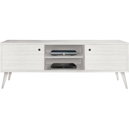 2256  Fir wood TV stand furniture, white, two tone, or natural  finished
