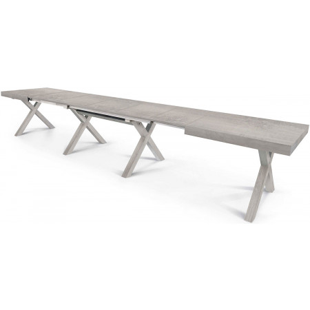2268 Extending table, white, grey or durmast finished