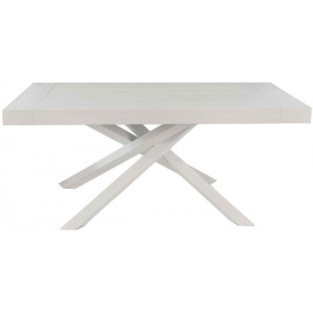 2269  White steel table base, white or durmast veneered top