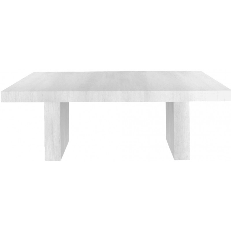 2273  Extending table, white, cement grey, or durmast veneered top